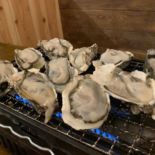 Roasted oysters