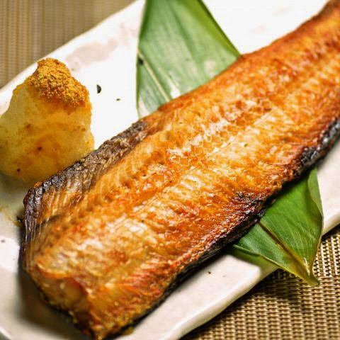 ホッケ塩焼き