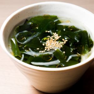 裙帶菜湯