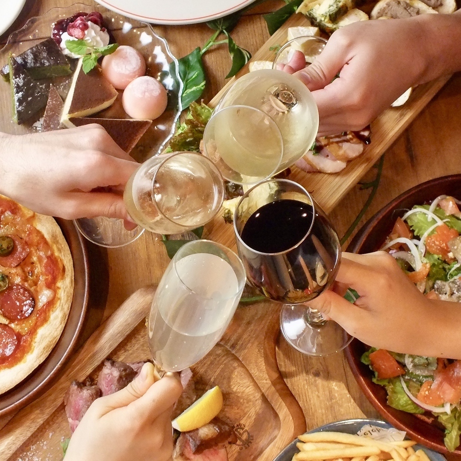 お肉を贅沢に楽しめる忘年会コース♪3時間飲み放題付5000円～