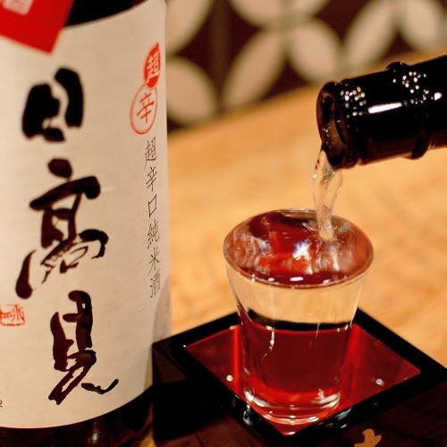 Local sake from all over Tohoku available!
