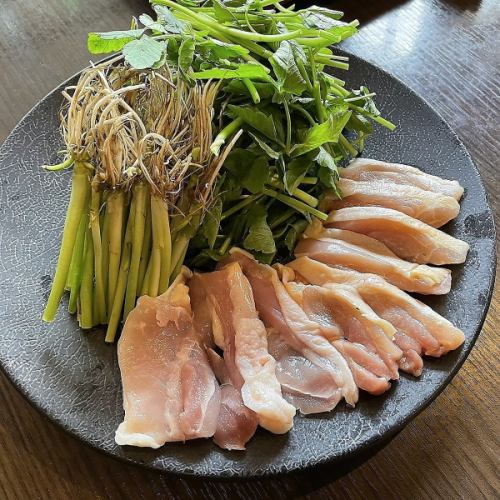 Sendai specialty: parsley hotpot