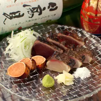 【銘々盛り】矢三朗名物藁焼き堪能コース【2時間飲み放題付／6,500円】