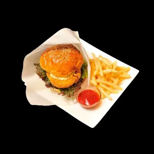 エビカツバーガーセット