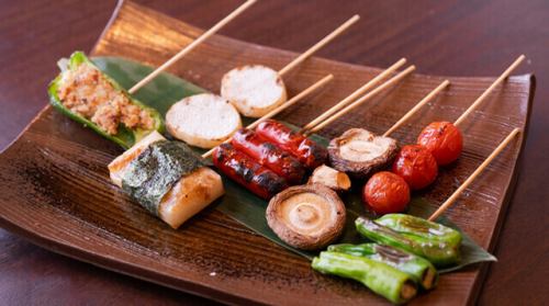 串焼きおまかせ6本セット（3種より）