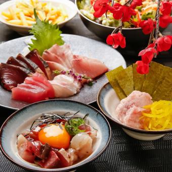 【豪華！海鮮付き！！】人気居酒屋メニュー3時間食べ飲み放題