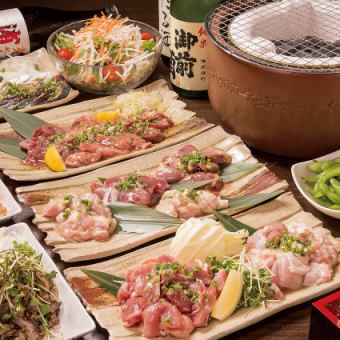 [Special course] 2 hours all-you-can-drink included / 3-piece tataki, soup gyoza...11 dishes 4,400 yen (tax included)