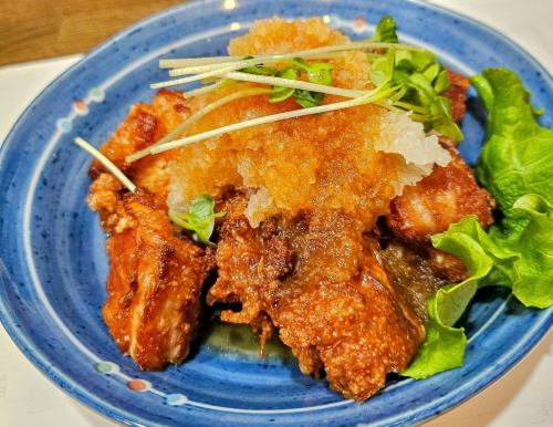 Fried chicken with grated ponzu sauce