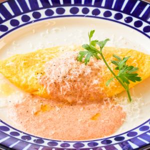 明太クリームオムレツ