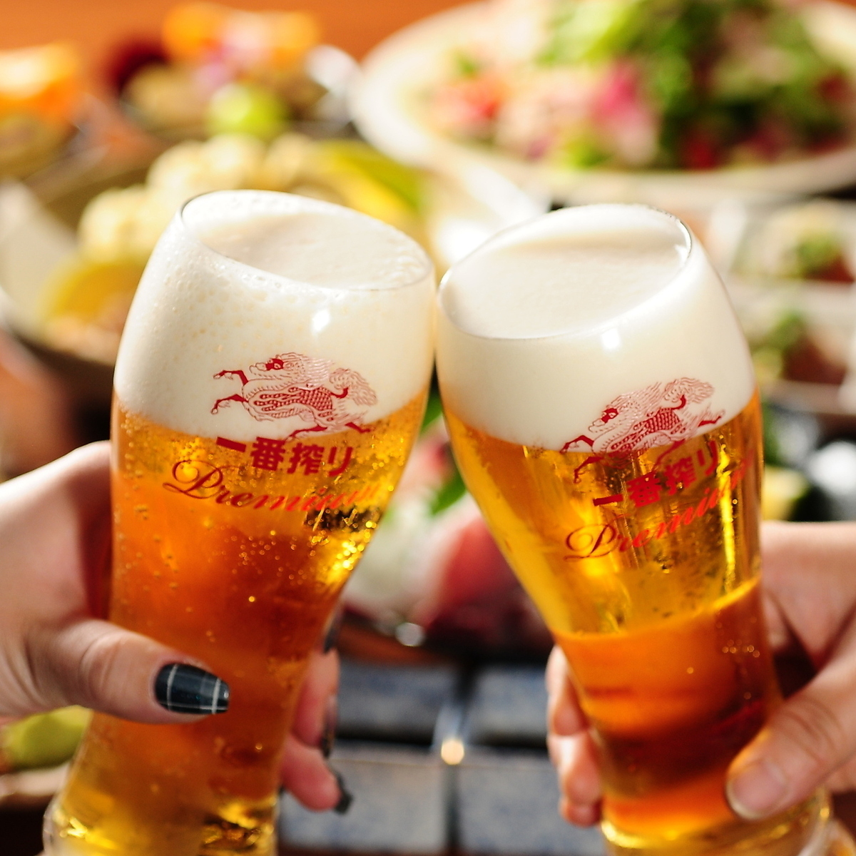 生ビール・サワー・焼酎・日本酒など飲み放題プランございます★
