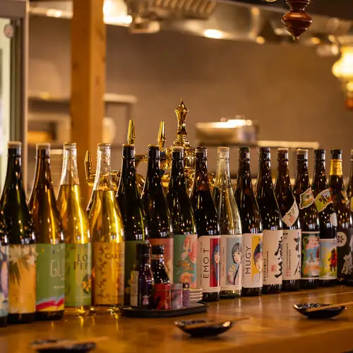 日本酒、焼酎、ジン
