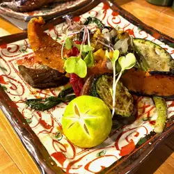 Today's grilled vegetable platter