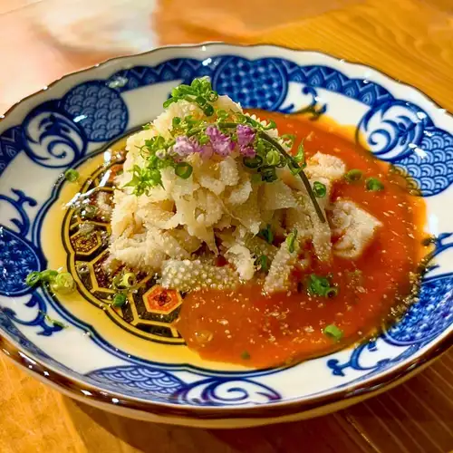 White tripe sashimi
