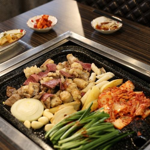 モドゥムコプチャン(韓国式ホルモン焼き)