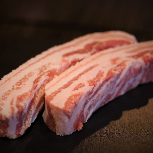 3.5センチの厚切りサムギョプサル!