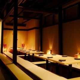 The spacious private room space will realize your ideal banquet ♪ Please enjoy a higher quality night than usual