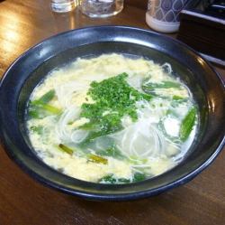 にらねぎそば(にゅうめん)