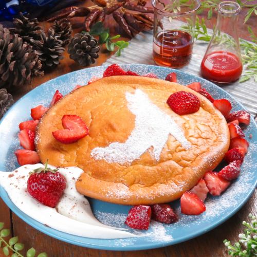 Strawberry Wolf Pancakes