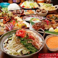 2H 음방 첨부【송년회, 신년회에!】생맥주 첨부 변경 가능♪아키타코와 로로모츠 냄비 코스〈전13품〉