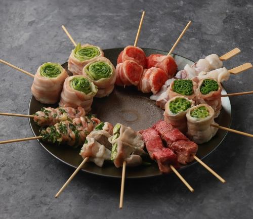 건강한 야채 꼬치를 비롯한 로바타 구이 ◆맛 ◎