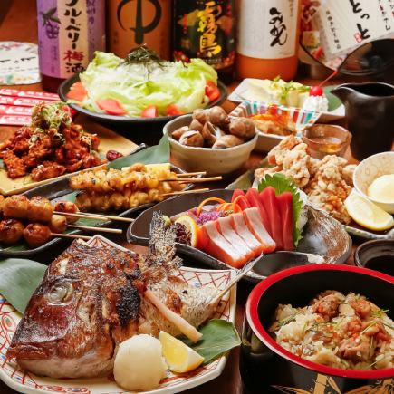 〈3/1~〉スタンダード2H飲放付【歓迎会,送別会◎】とっとっと肉海鮮コース!全13品4000円