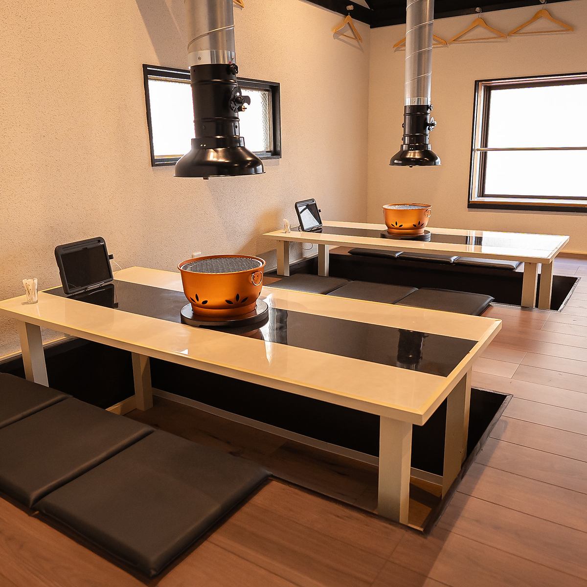 団体様利用大歓迎!2階はゆったり足を伸ばせる掘りごたつ◎