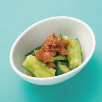 [Snack] Cucumber with plum