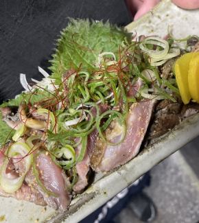 地鶏の炙りたたき