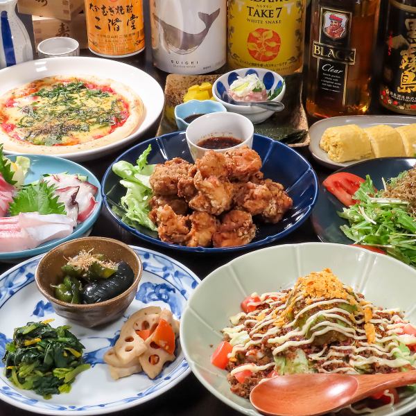 【各種宴会に◎】飲み放題付！満足コース 5,000円税込