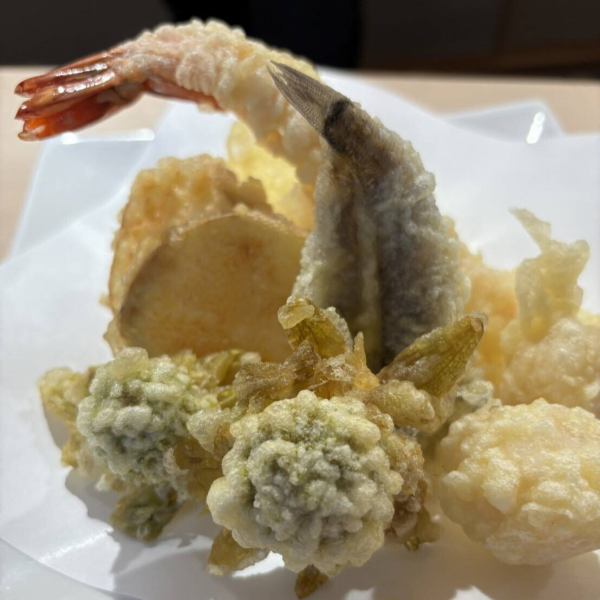 Assorted seasonal tempura (1 portion)