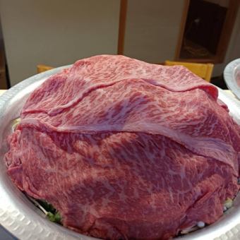常陸牛の牛すき鍋コース<全8品>6000円(税込)