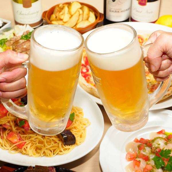 ビジネス宴会コース4500円飲み放題120分付き♪まだ空席有り