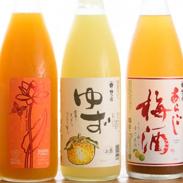 豊富なあらごし酒もご用意