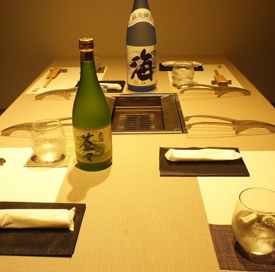 落ち着いた大人な雰囲気の店内で愉しむ極上黒毛和牛。