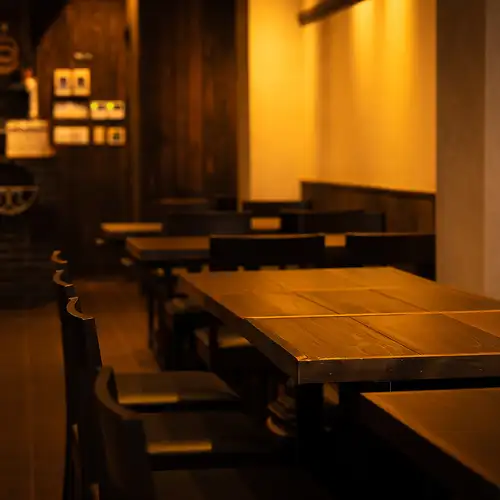 The interior has a fantastic atmosphere.