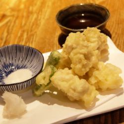 白子の天ぷら