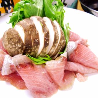 ブリしゃぶ&炙り寿司コース90分飲み放題付き4400円