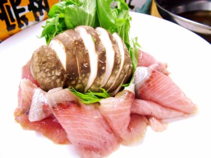 ブリしゃぶ&炙り寿司コース90分飲み放題付き4400円