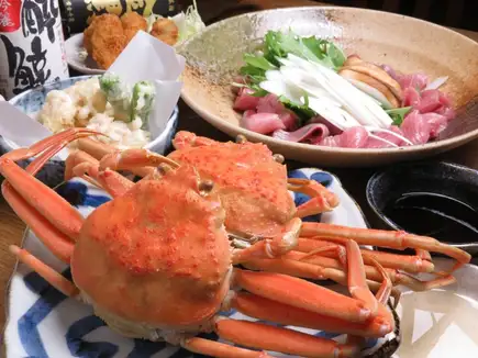 【含120分鐘暢飲】雪蟹及日本海刺身拼盤套餐 ⇒ 7500日圓