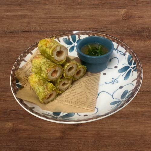 明太ちくわの磯辺揚げ