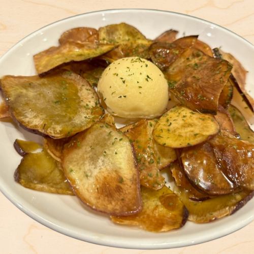 ハニバタさつまチップス ～バニラアイス添え～