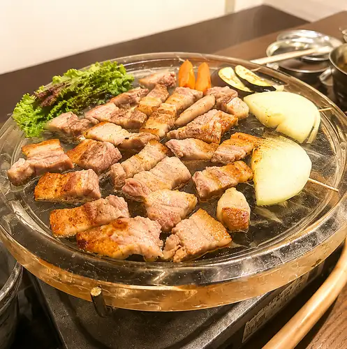 サムギョプサル【なにわ『星の豚』】(水晶焼き)