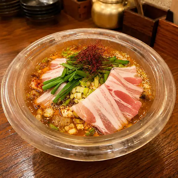 牛骨白湯スンドゥブ鍋