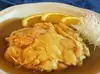 Softly baked egg with crab