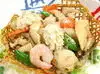海鮮三種と季節野菜のXO醤
