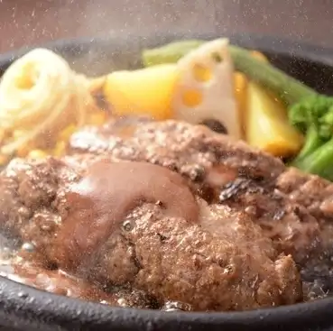 和牛を味わうハンバーグ