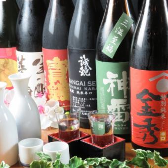 All-you-can-drink for 100 minutes 2,480 yen (tax included) Dassai/Miwazakura/Hiroshima local sake also available♪