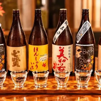 【出道厳選セレクト】季節の日本酒3種類 飲み比べセット 1500円(税込)