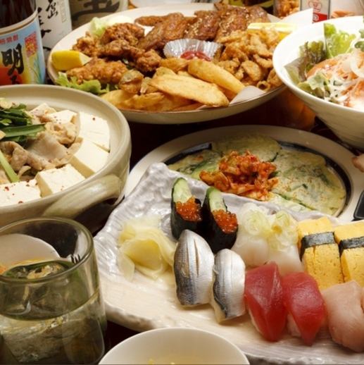 我們的特色菜餚中包含無限暢飲 3000 日元（含稅）〜☆各種宴會♪