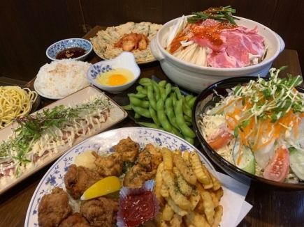 《選べる鍋コース》◆鍋含む料理全7品+2時間飲み放題付3000円(税込)